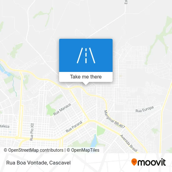 Rua Boa Vontade map