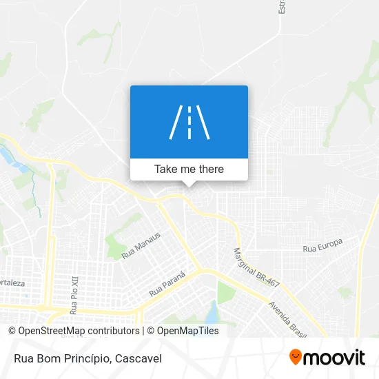 Rua Bom Princípio map