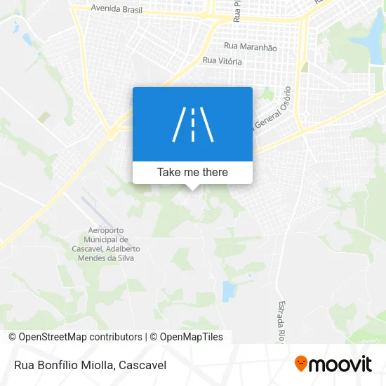 Rua Bonfílio Miolla map