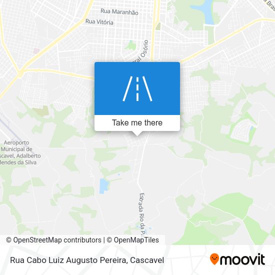 Rua Cabo Luiz Augusto Pereira map