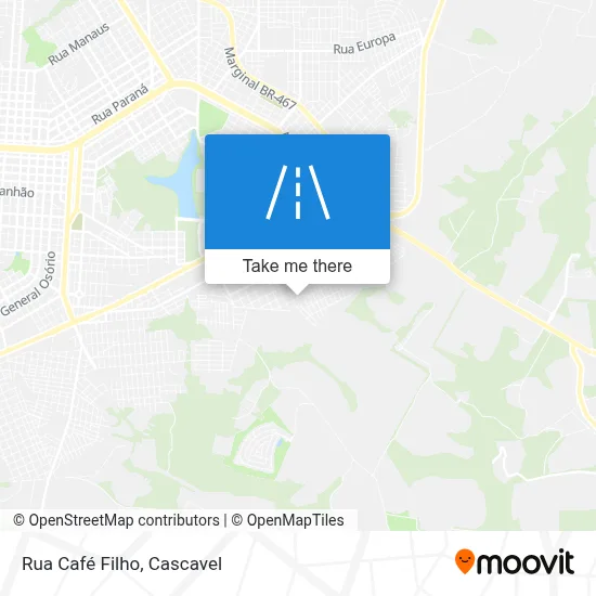Rua Café Filho map