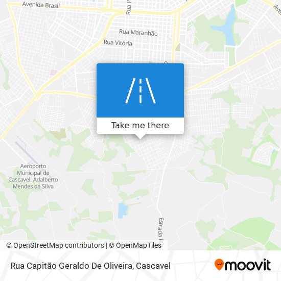 Rua Capitão Geraldo De Oliveira map