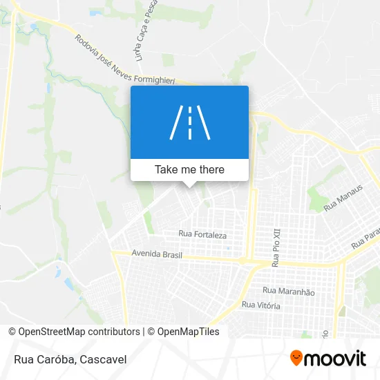 Rua Caróba map