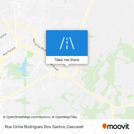 Rua Cirina Rodrigues Dos Santos map