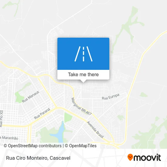 Rua Ciro Monteiro map