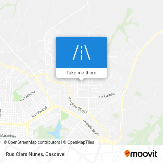 Rua Clara Nunes map