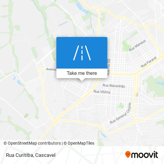 Rua Curitiba map