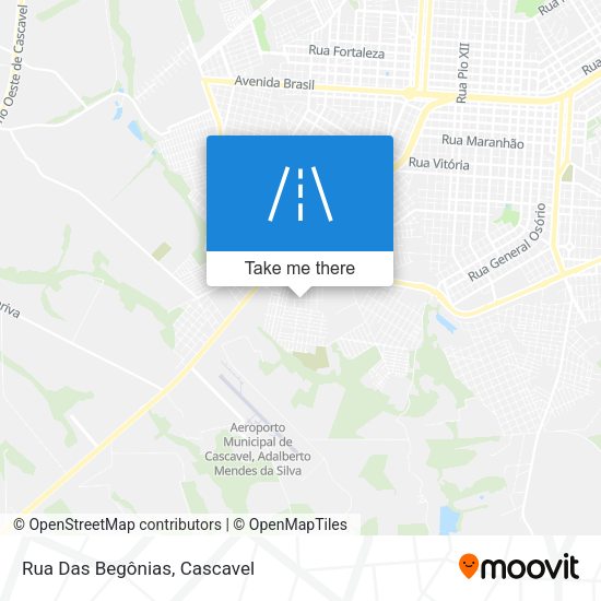 Rua Das Begônias map