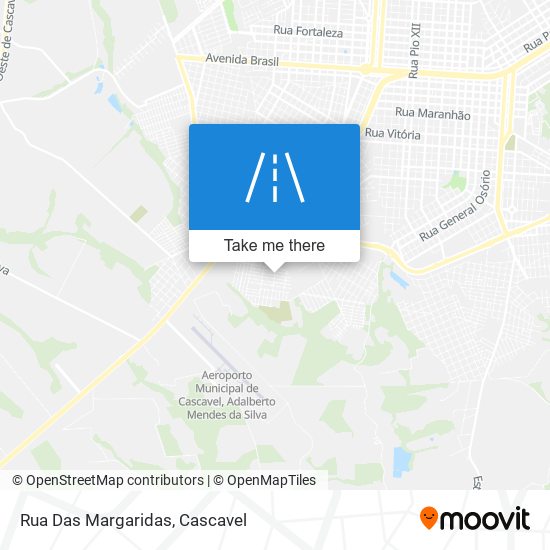 Mapa Rua Das Margaridas