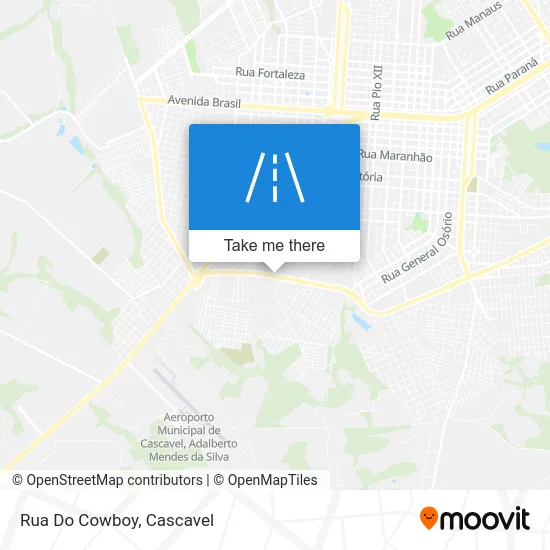 Rua Do Cowboy map