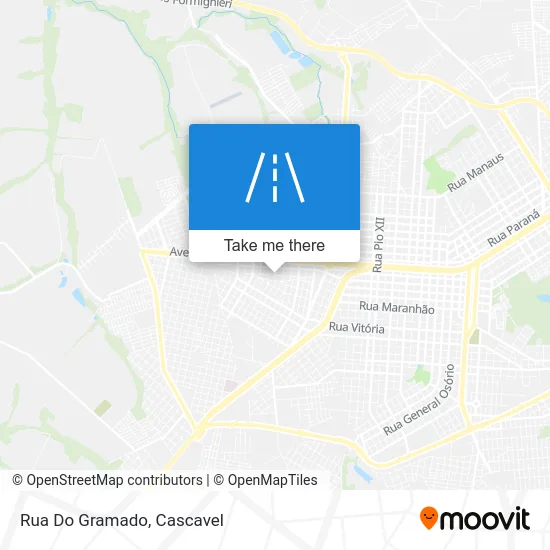 Rua Do Gramado map