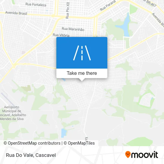 Rua Do Vale map