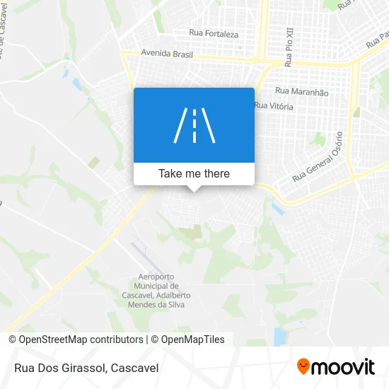 Rua Dos Girassol map