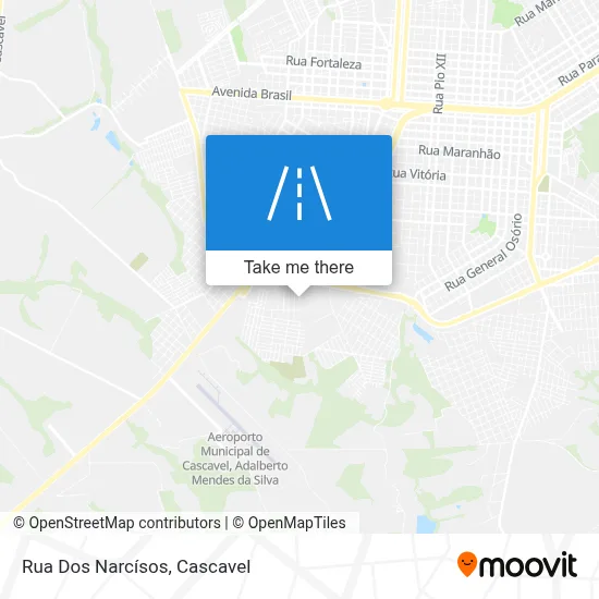 Rua Dos Narcísos map