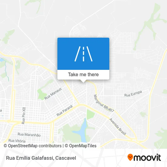 Rua Emília Galafassi map