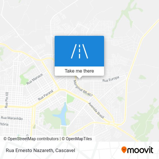 Rua Ernesto Nazareth map
