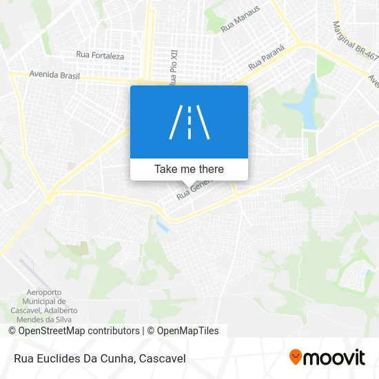 Rua Euclides Da Cunha map