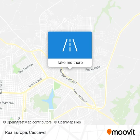 Rua Europa map