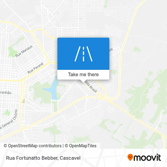 Rua Fortunatto Bebber map