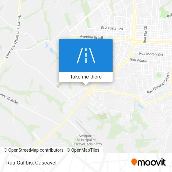 Rua Galibis map