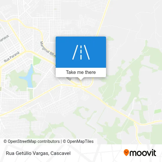 Rua Getúlio Vargas map