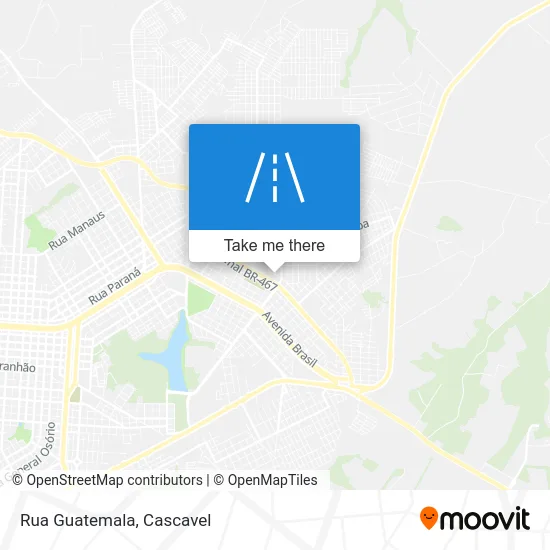 Rua Guatemala map
