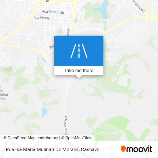 Rua Isa Maria Mulinari De Moraes map