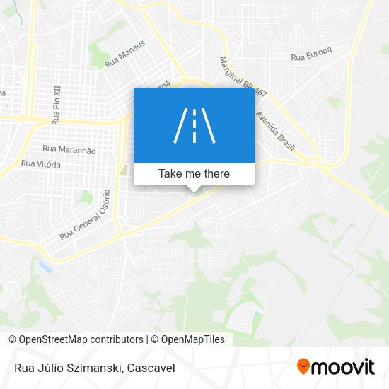 Rua Júlio Szimanski map
