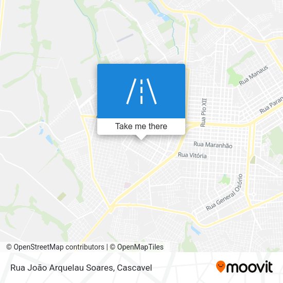 Rua João Arquelau Soares map