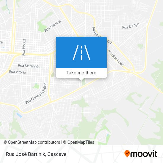 Rua José Bartinik map