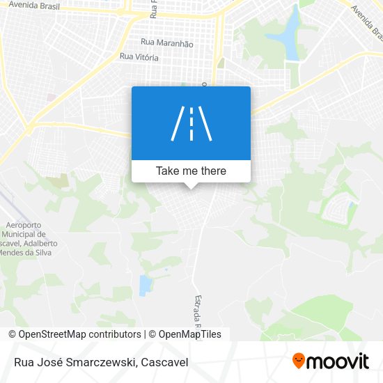 Rua José Smarczewski map