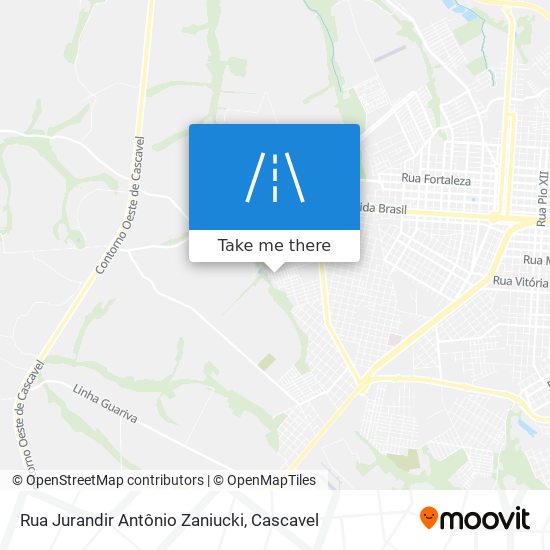 Rua Jurandir Antônio Zaniucki map