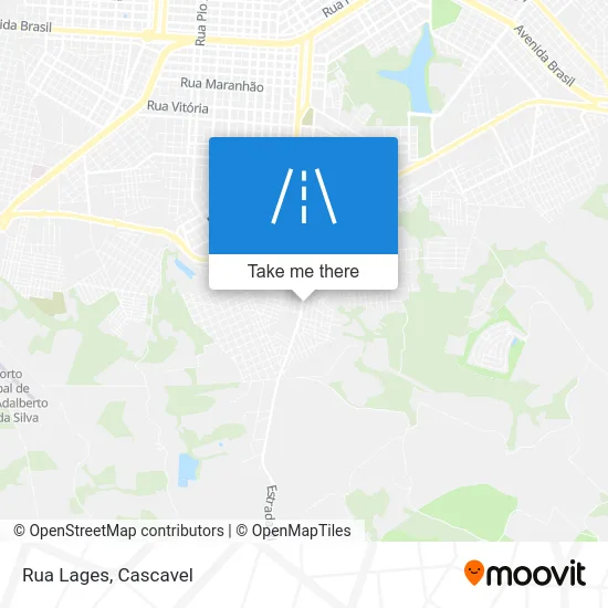 Rua Lages map