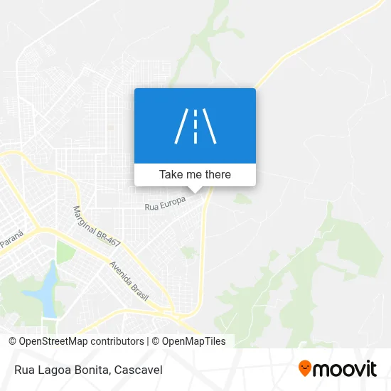 Rua Lagoa Bonita map