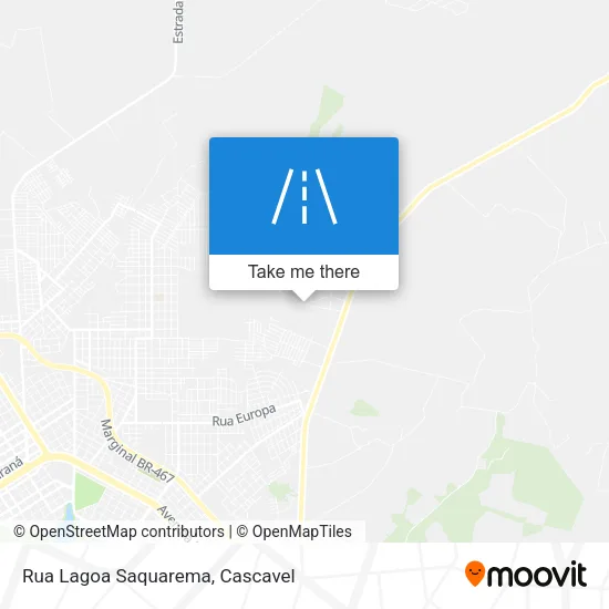 Rua Lagoa Saquarema map