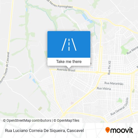 Rua Luciano Correia De Siqueira map