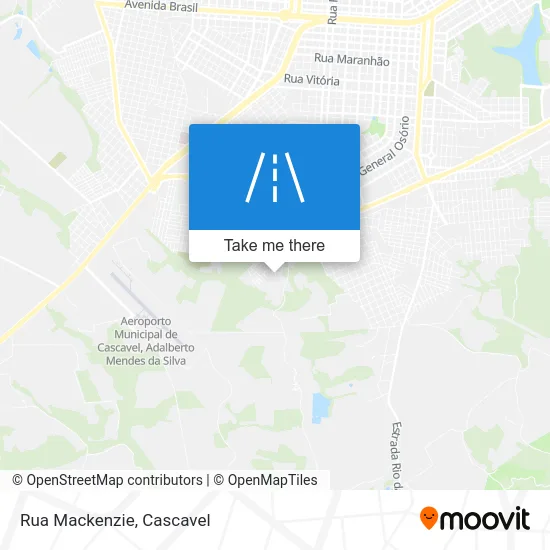 Rua Mackenzie map