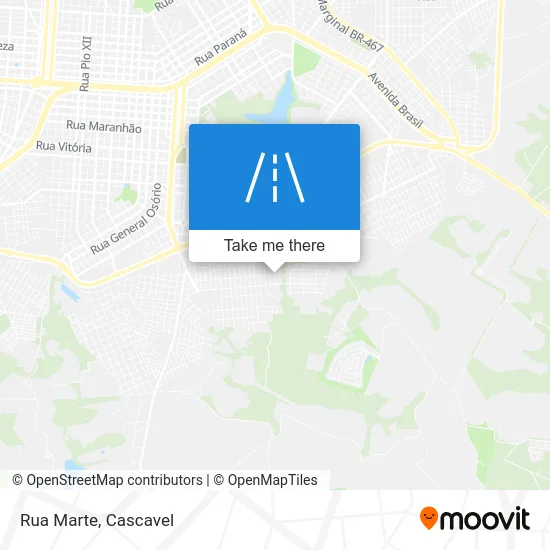 Rua Marte map
