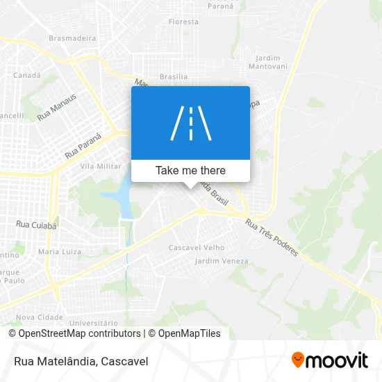 Rua Matelândia map