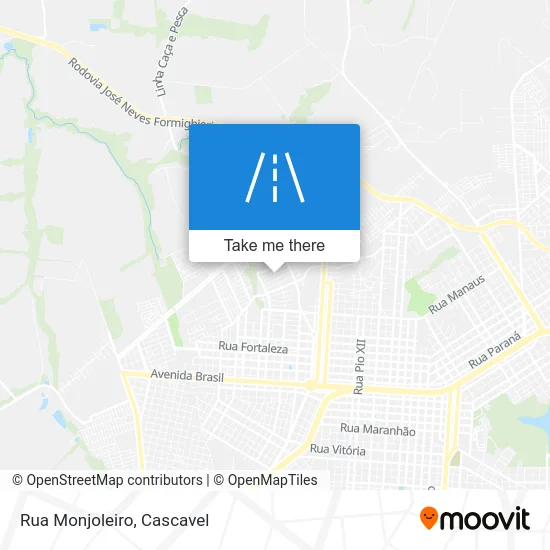 Rua Monjoleiro map