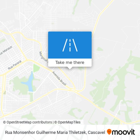 Rua Monsenhor Guilherme Maria Thiletzek map