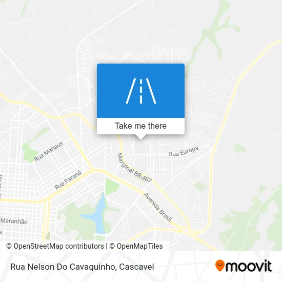 Rua Nelson Do Cavaquinho map
