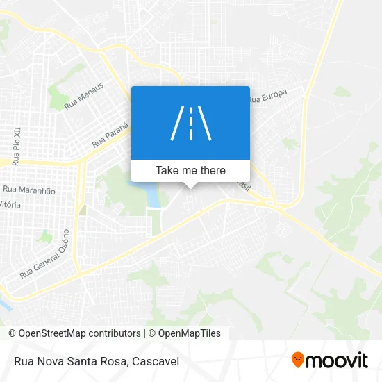 Rua Nova Santa Rosa map