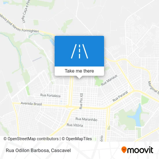 Rua Odilon Barbosa map