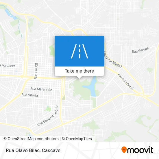 Rua Olavo Bilac map
