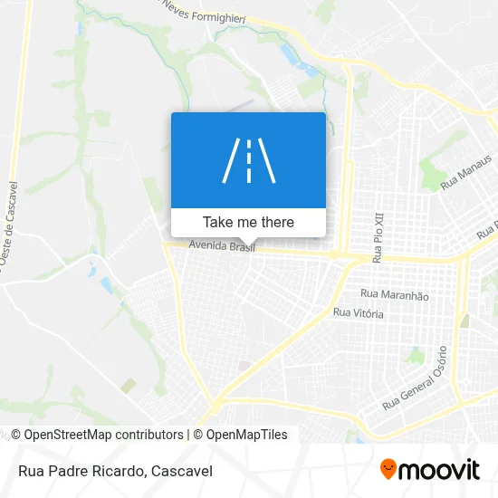 Rua Padre Ricardo map