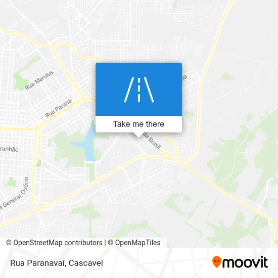 Rua Paranavaí map