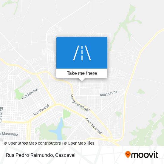 Rua Pedro Raimundo map