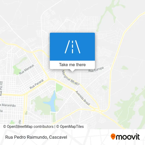 Rua Pedro Raimundo map