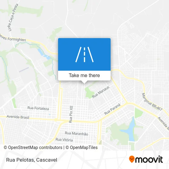 Rua Pelotas map